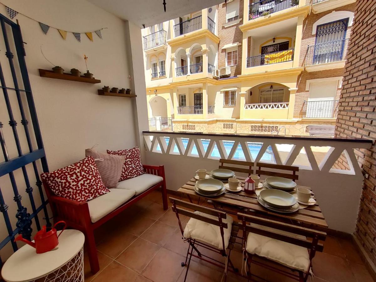 Precioso Apartamento Con Piscina Cerca De La Playa Torrox Costa Málaga Eksteriør billede